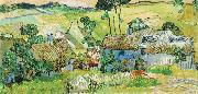 Vincent Van Gogh Farms near Auvers oil painting reproduction